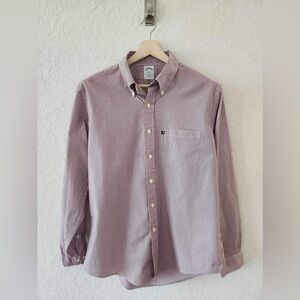 Brooks Brother Original Polo Shirt Slim Fit Cotton Button Down Size Large